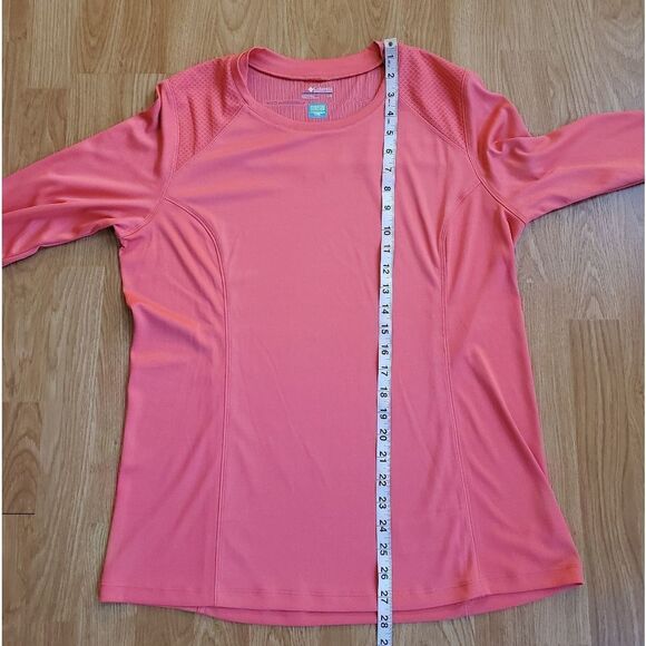 ✨COLUMBIA✨ Freezer Coil Omni-Wick Long Sleeve Protection Shirt - [Large, Pink] - Picture 9 of 13